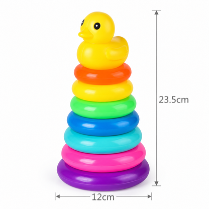 Jouet bebe arc-en-ciel sept étages
