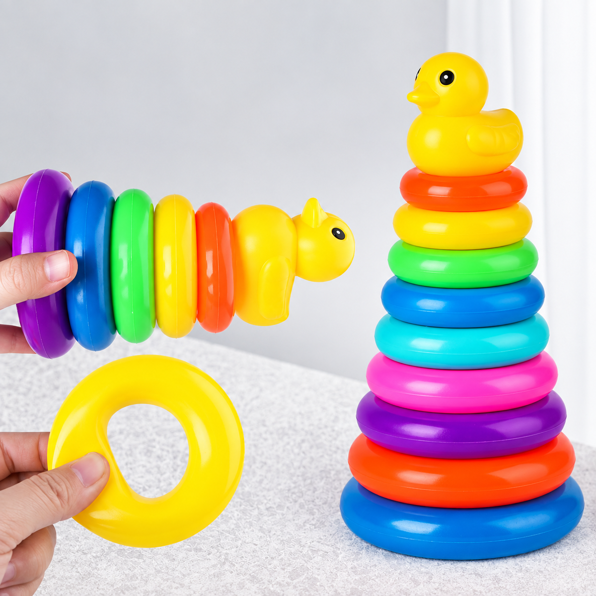 Jouet bebe aux formes douces