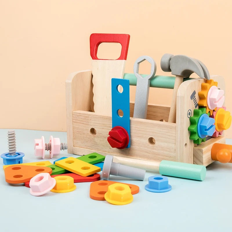 Jouet bebe bois construction pour tout le monde 