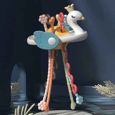 Variante cygne du jouet bebe eveil