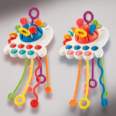 jouet bebe eveil pieuvre, Multiples façons de jouer pour un plaisir et éveil décuplé