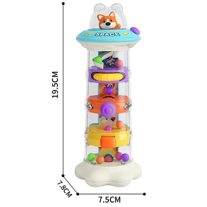Jouet bebe spatial motrice et multicolore
