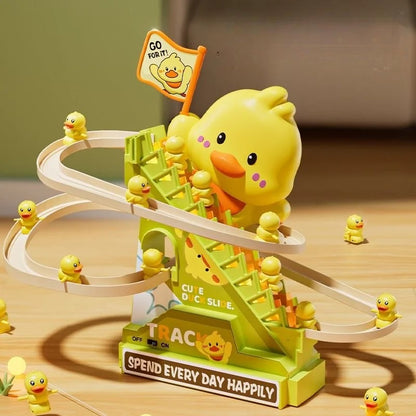 Jouet eveil bebe canards grimpeurs etlumieux