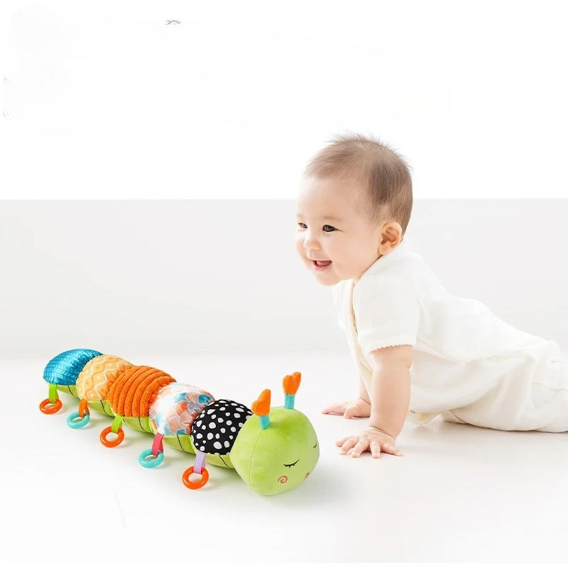 Jouet motricite bebe rouler comme sa chenille
