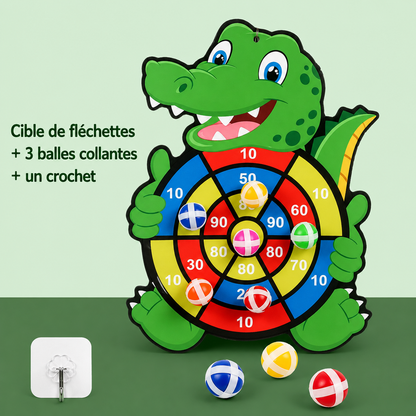 Jouet motricite bebe viser l'alligator terrifiant 