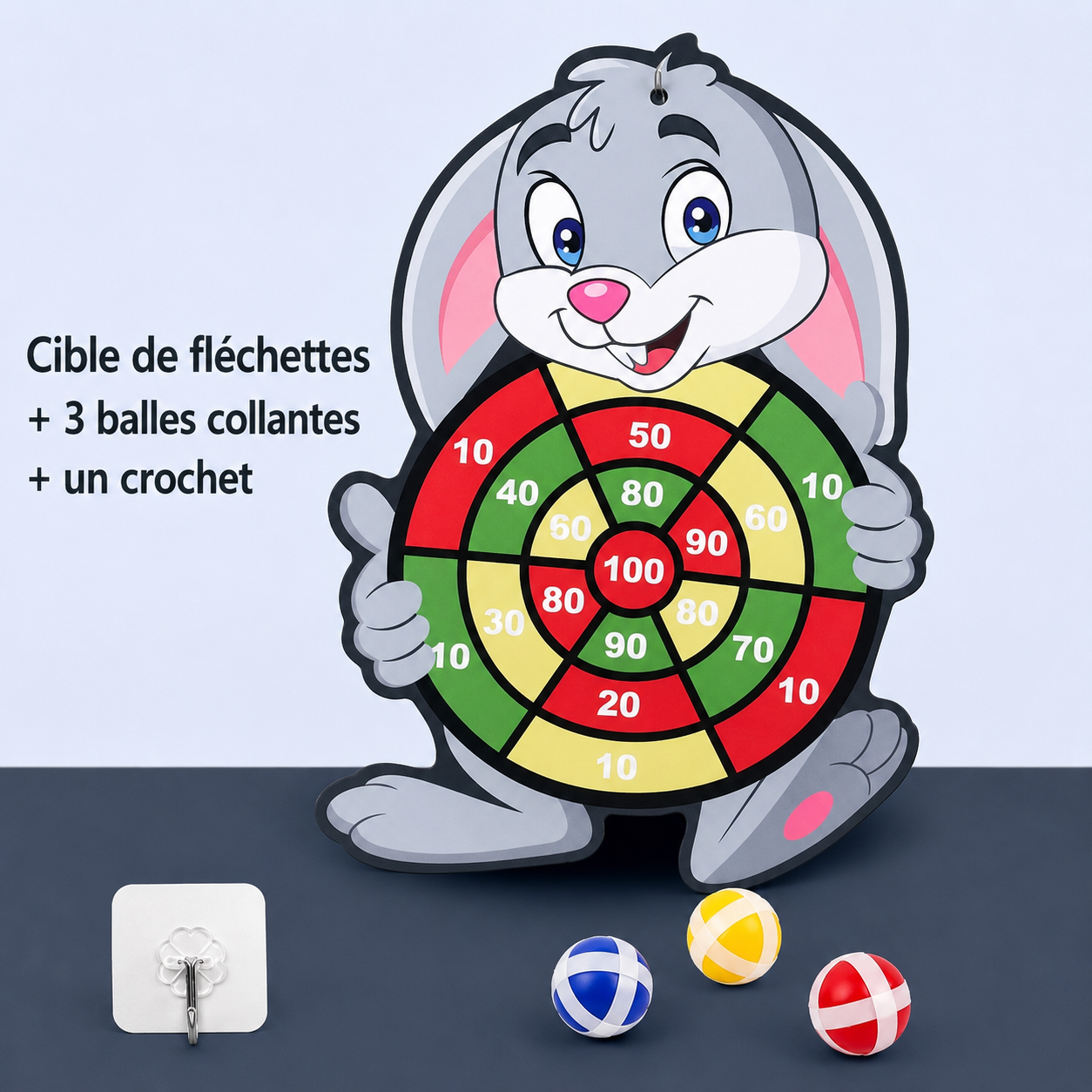 Jouet motricite bebe viser-le-lapin-rigolo