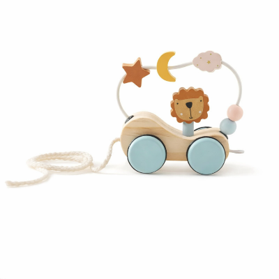 Jouets bois bebe locomotive Lion