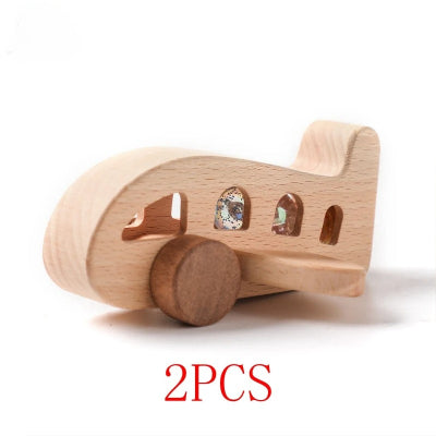 Jouets bois bebe variante en pair d'avion de flipper