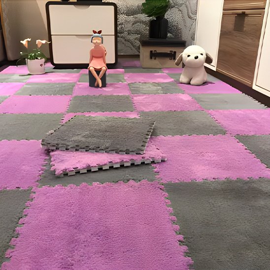 agencement du puzzle mousse évolue avec les étapes d'éveil
