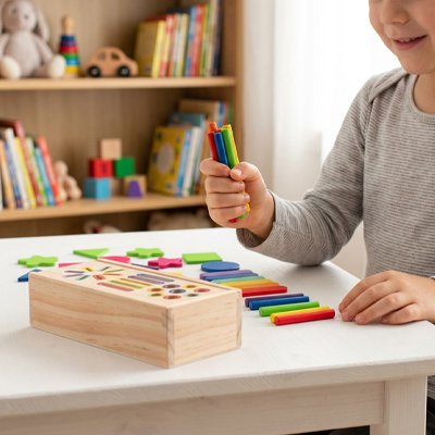 Regroupement des éléments du cube d'activite bebe par forme