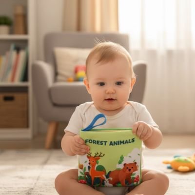 Livre bebe en tissus conforme pour sa sécurité