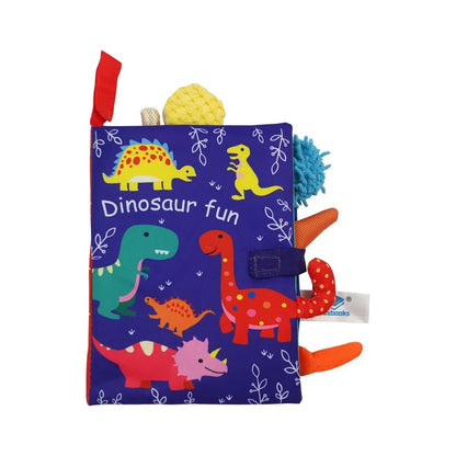 Livre bebe en tissus dinosaure