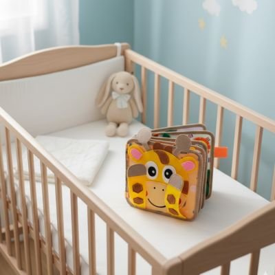 Livre bebe en tissus pour éveiller en douceur