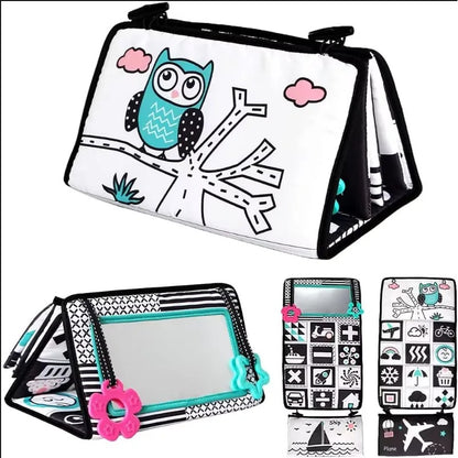 Livre bébé petite chouette avec miroir 