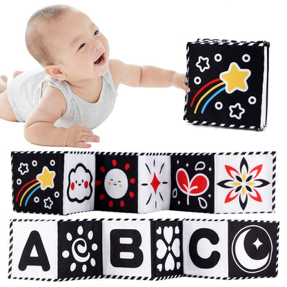 Livre noir et blanc bébé variante météo