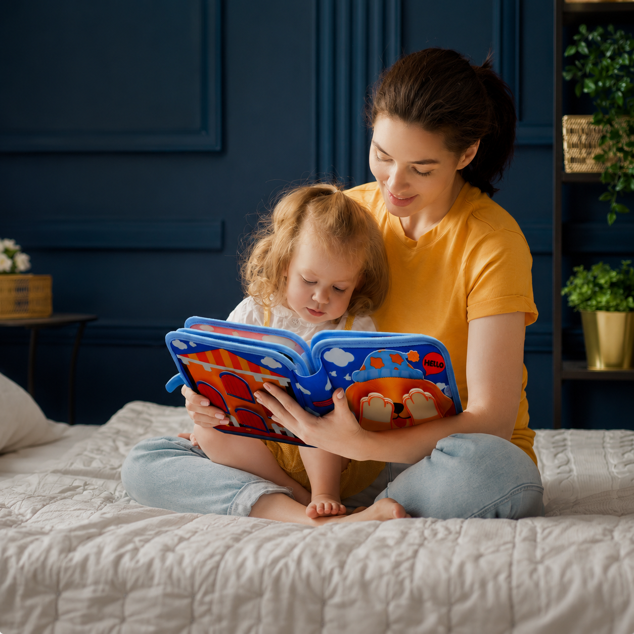 Livre pour bébés calme les grises pré sommeil