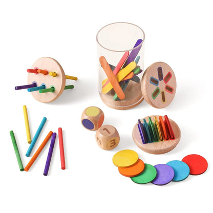 cube d'activité bébé | Montessori 39 pièces