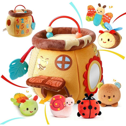Maison d'abeilles hochet bébé