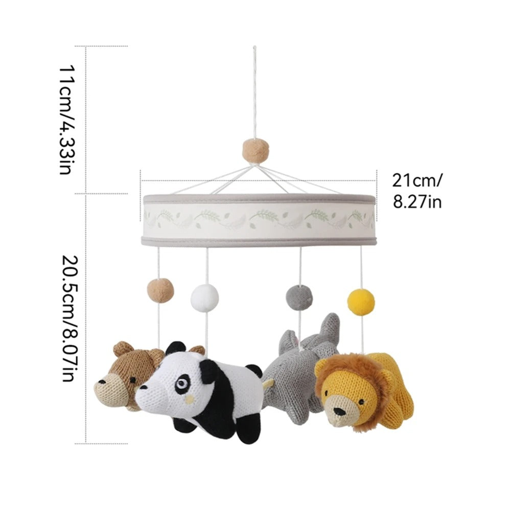 Mobile bebe avec abat et animaux