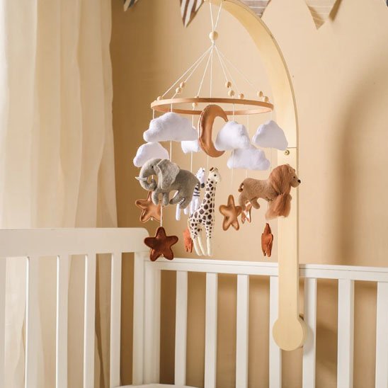 Mobile bebe douceur suspendue