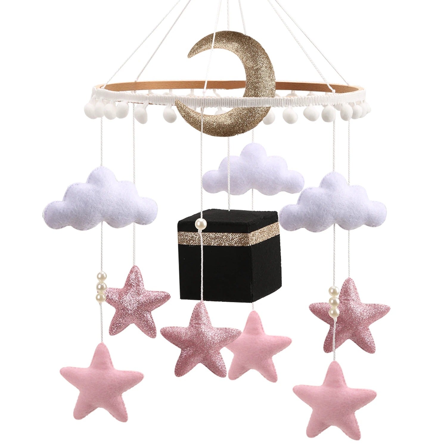 Mobile bebe islamique rose sans support