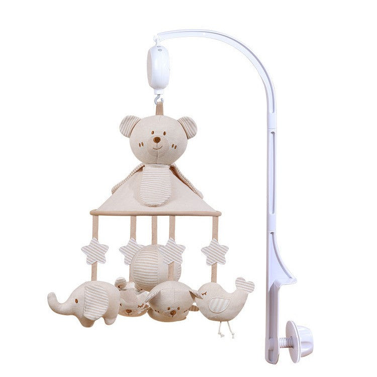 Mobile bebe ours en coton support 