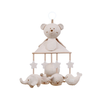 Mobile bebe ours en coton sans support