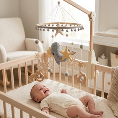 Mobile bebe assez robuste et décoratif 