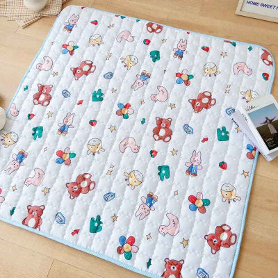 Tapis bebe en mousse épais avec un design petit ours, caneton et petit chaperon  