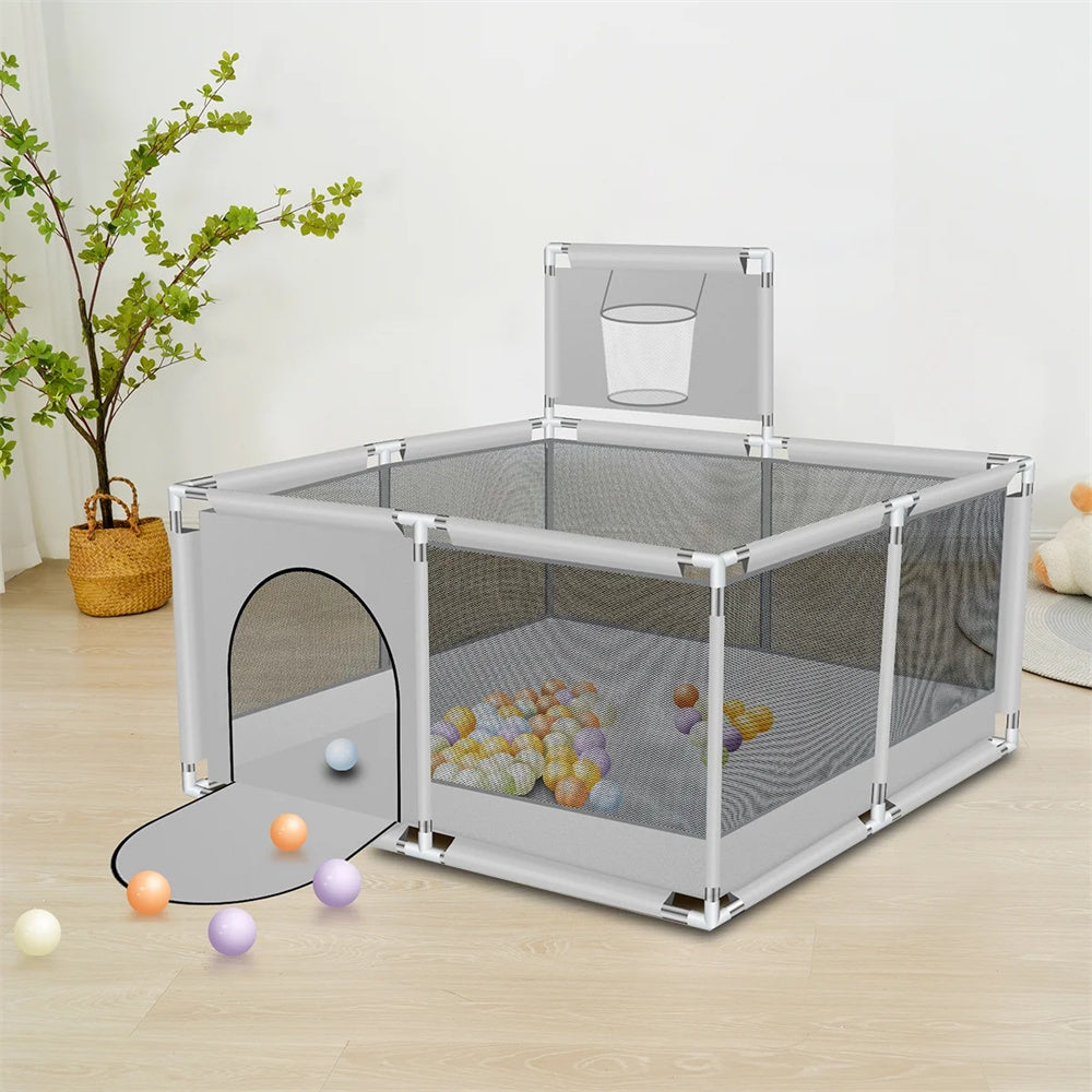 Parc pour bebe fermeture éclair extérieure 