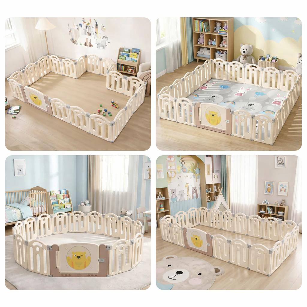 Parc pour bebe modulable et pratique