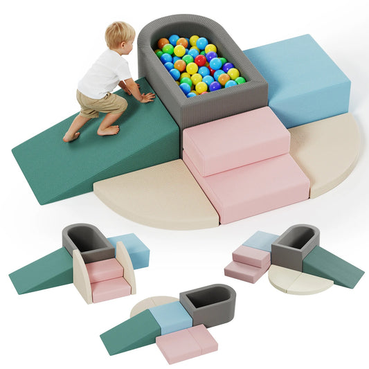 Parcours de motricité bébé à structure anti dérapant pour pieds nus