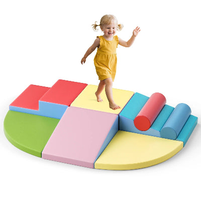 Parcours de motricité bébé pour les activités d'équilibre