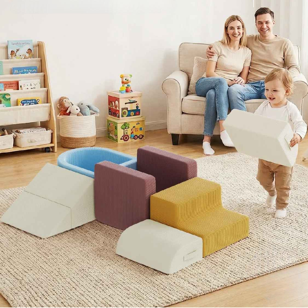 L meilleurs des parcours de motricité bébé, pièces légers pour être porté par le tout petit  