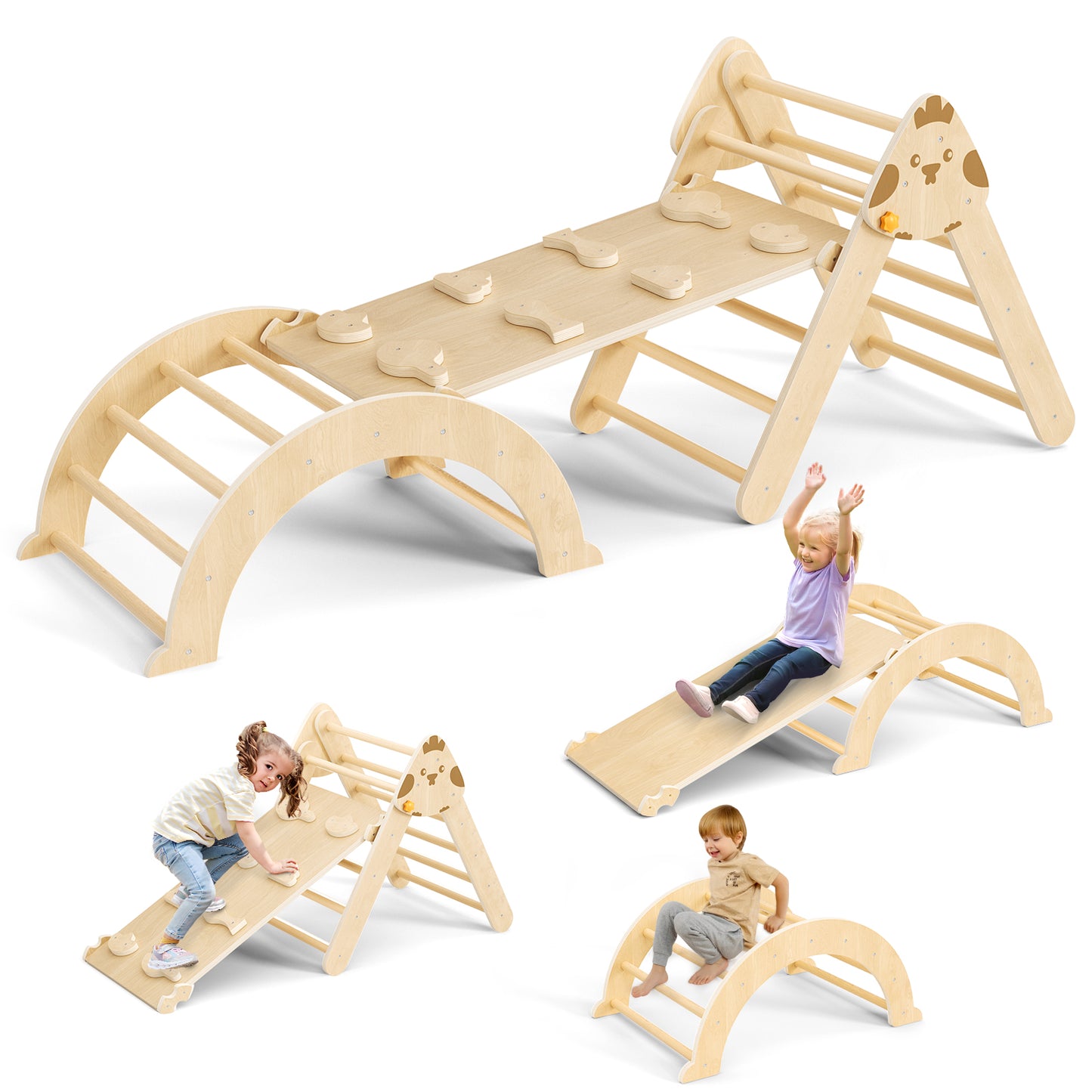 Parcours motricité bebe 7 en 1 assembler en 1 jeu