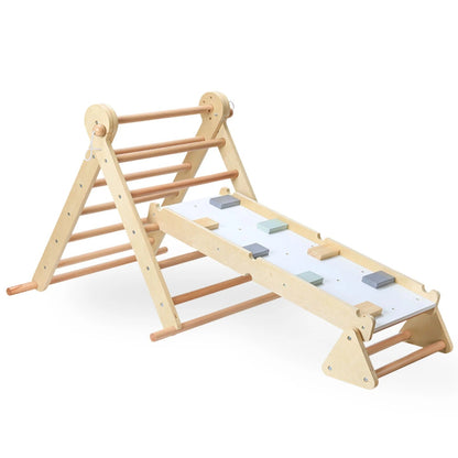 Parcours motricité bébé bois facile à explorer