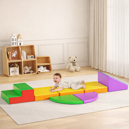 Parcours motricité bebe déplier pour les mouvements sur le ventre