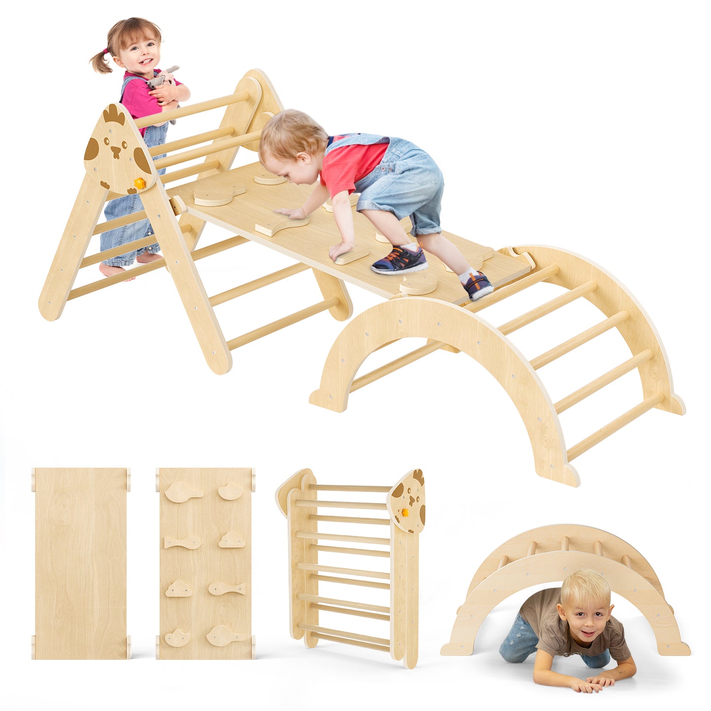 Parcours motricité bébé tout petit en plein escapade