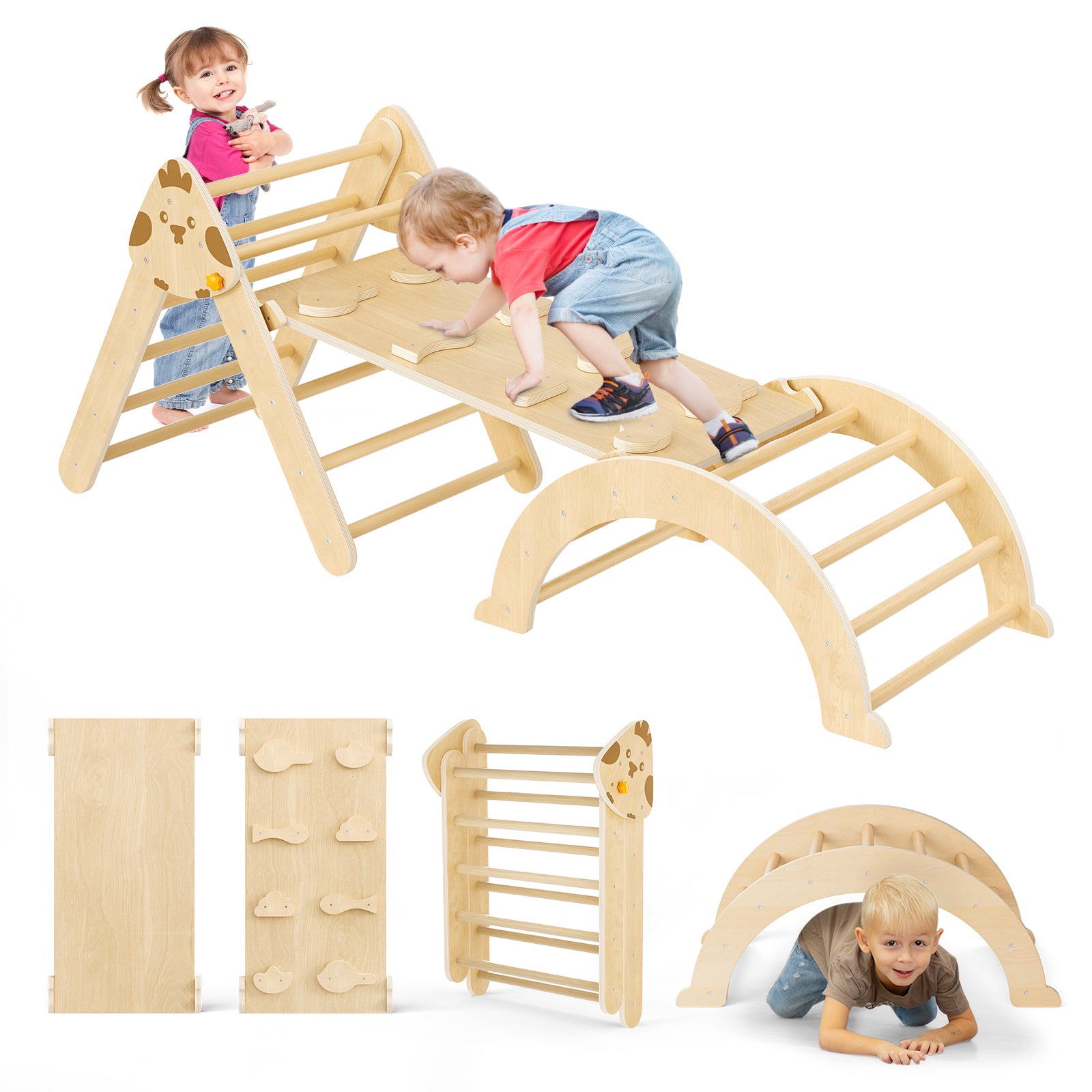 Parcours motricité bébé tout petit en plein escapade