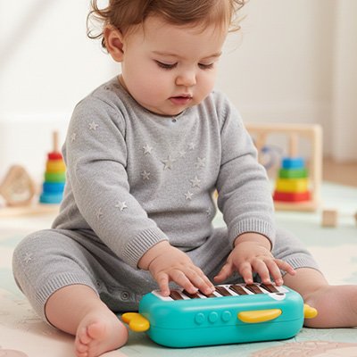 Piano bebe la dextérité dans le geste 