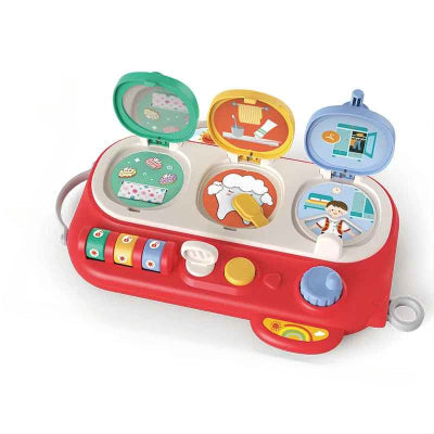 Piano bebe avec trois activités stimulantes