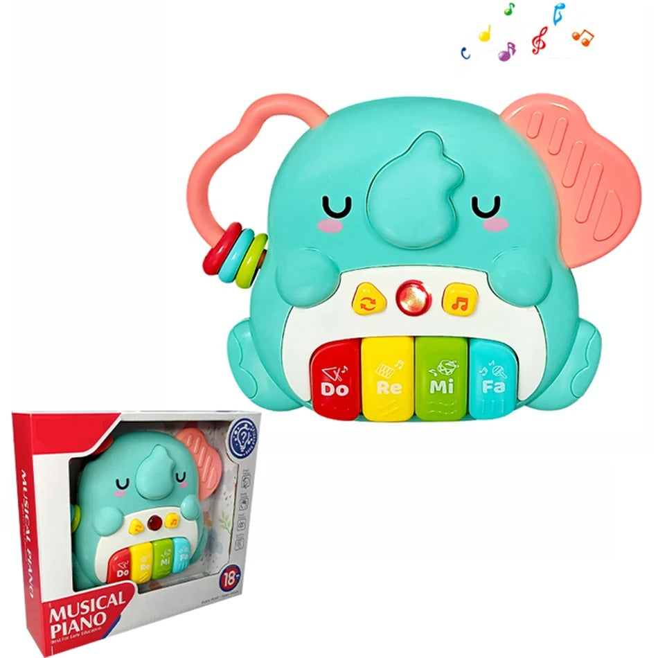 Piano bebe Eléphant bleu