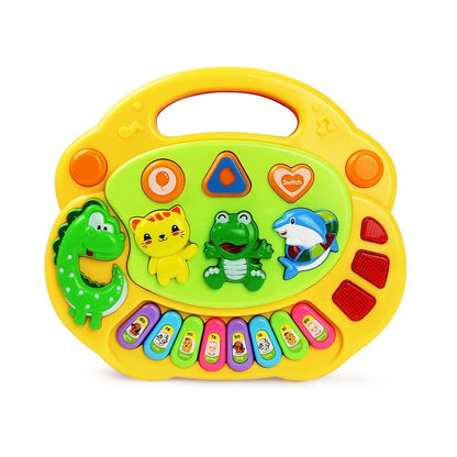 Piano bebe grenouille jaune