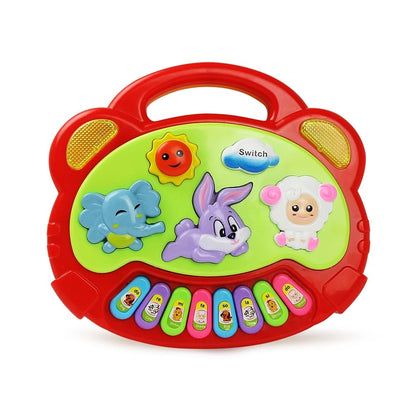 Piano bebe lapin rouge