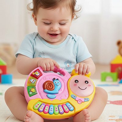 Music pour les liens familiaux avec ce Piano bebe 