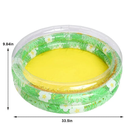 Piscine bébé design fleurs