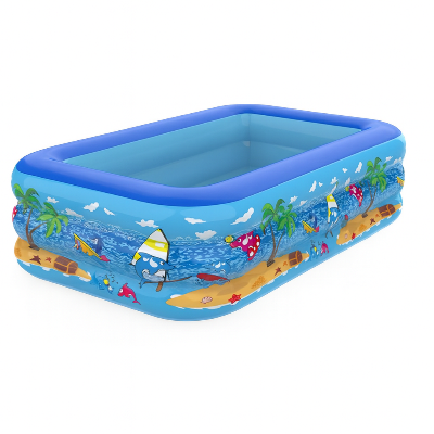 Piscine gonflable bebe de  longueur 110cm, largeur 83cm et hauteur cm4