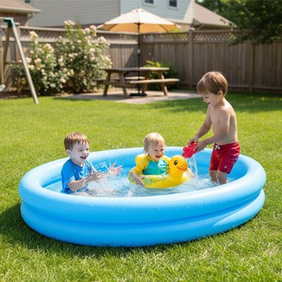 Piscine gonflable un été de bonheur 