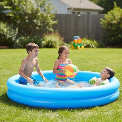 Piscine gonflable pour les plus grands aussi