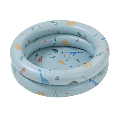 Piscine gonflable dinosaures bleu